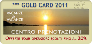 Gold Card - Centro Prenotazioni - Sconti fino al 20%
